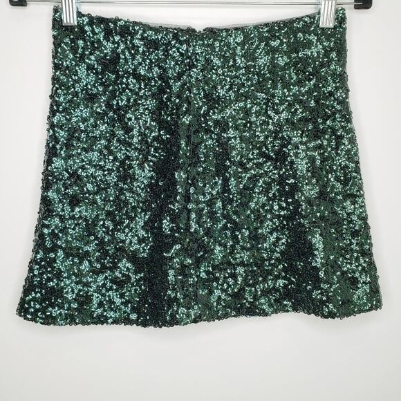 Cooperative Sequence Emerald Green Mini Skirt - Picture 6 of 8